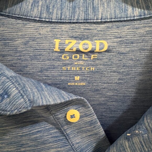 Izod Men's Dark Blue Polo - Picture 2 of 3